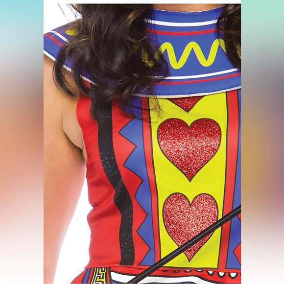 Leg Avenue Card Queen Adult Womens Costume Size S/P - Picture 5 of 7